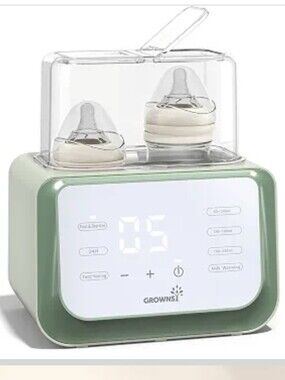 Baby Bottle Warmer, Grownsy 8-in-1 Fast Milk Warmer